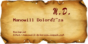Manowill Doloróza névjegykártya